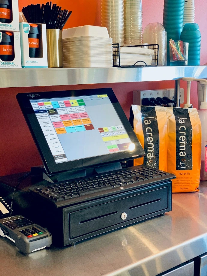 POS machine with Software for retail and sweet shop